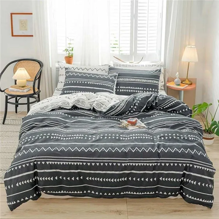Stripe Pattern Comforter Cover Set Stripe Pattern Comforter Cover Set